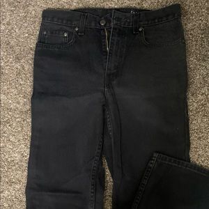 Men slim fit black jeans